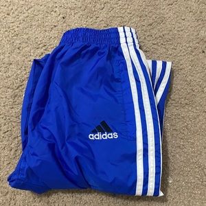 Royal Blue Adidas windbreak sweatpants
